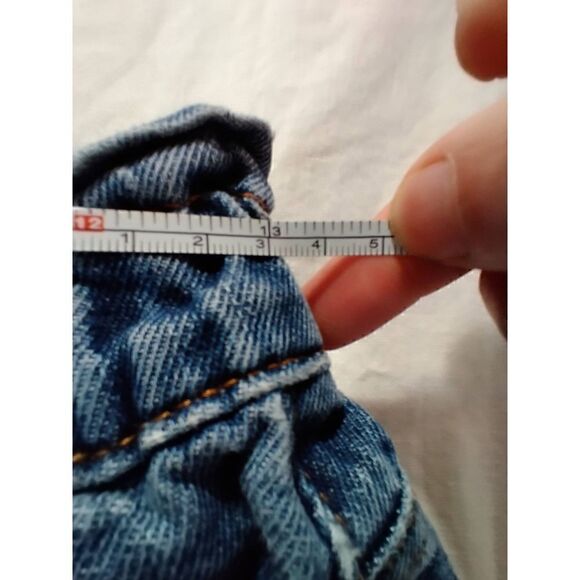 Vigoss Women's Jeans Size 29 Paper Bag Scrunch Top High Rise - Picture 5 of 7